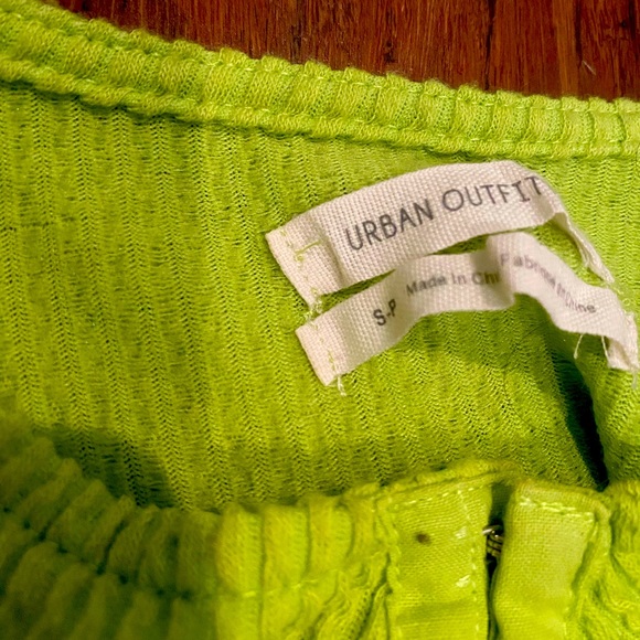 Urban outfitters green corset crop top - Picture 2 of 3